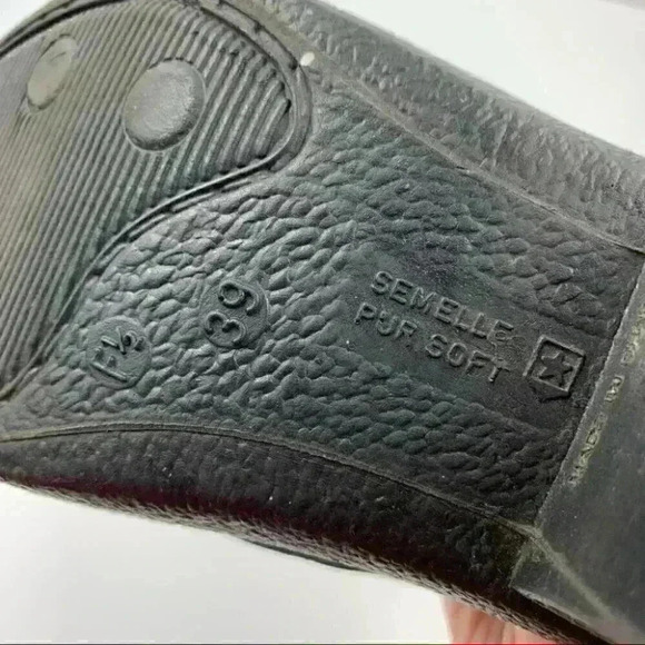 Portania clogs size 39 navy blue nubuck suede - Picture 12 of 13